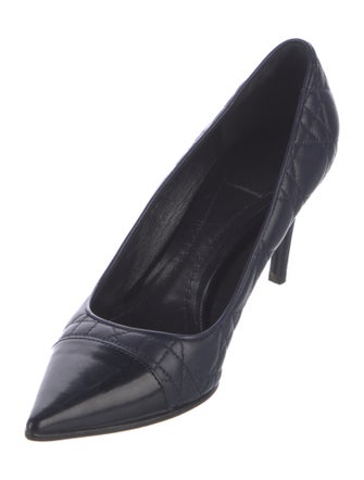 Christian Dior Cannage Pattern Leather Pumps