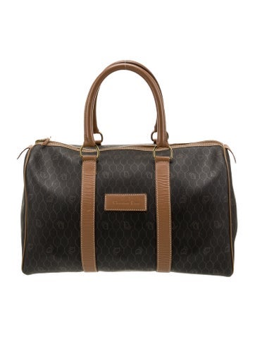 Christian Dior Handle Bags Honeycomb Boston Vintage