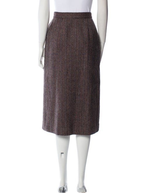 Christian Dior Wool Midi Length Skirt