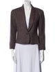 Christian Dior Wool Tweed Pattern Blazer