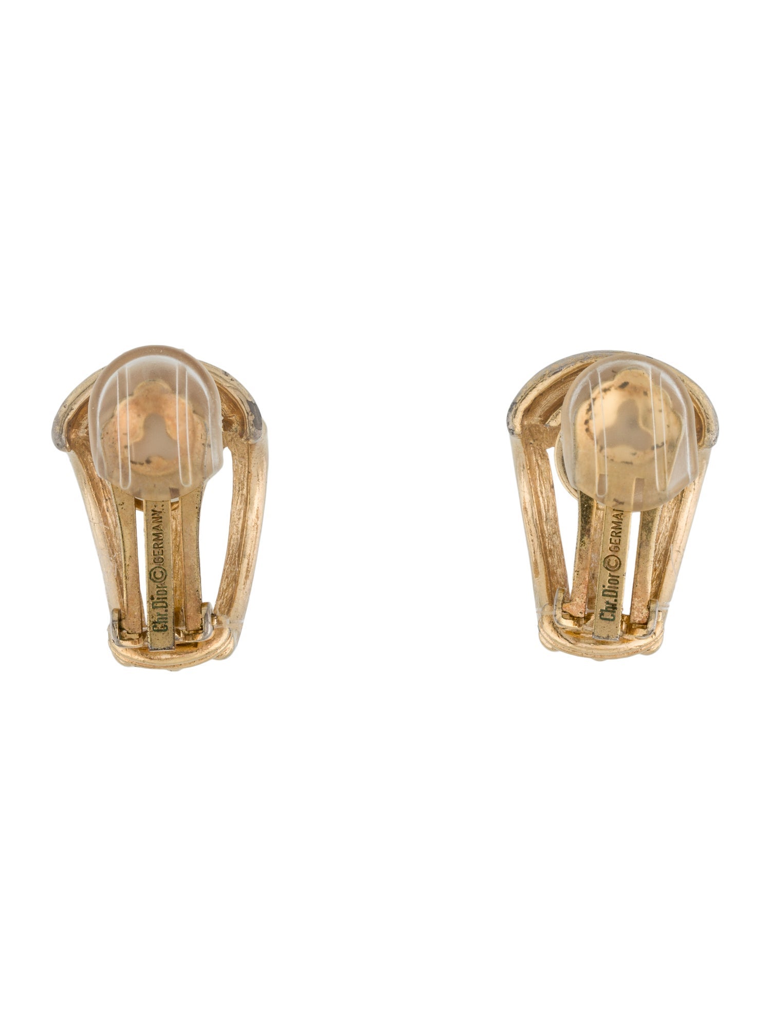 Christian Dior Vintage Clip-On Earrings