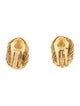 Christian Dior Vintage Rope Knot Clip-On Earrings