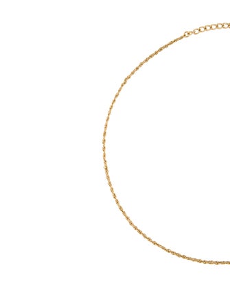 Christian Dior Vintage Rope Chain Necklace