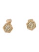 Christian Dior Vintage Crystal Clip-On Earrings