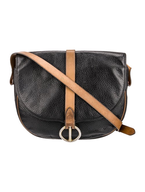 Christian Dior Leather Messenger Bag Vintage