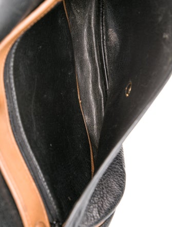 Christian Dior Leather Messenger Bag Vintage