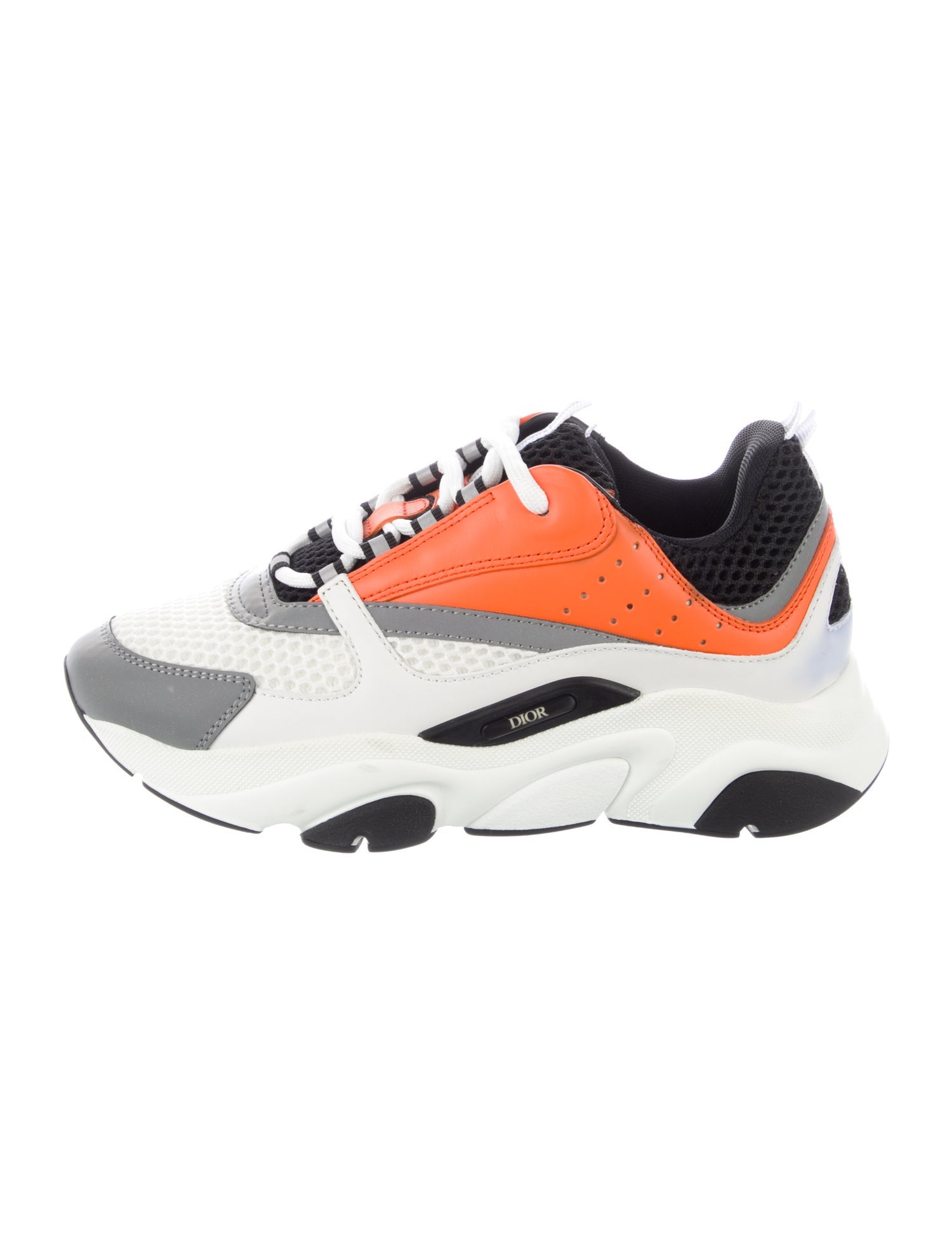 DIOR MEN Mesh Mesh Accents Chunky Sneakers