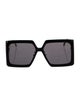 Christian Dior Oversize Tinted Sunglasses