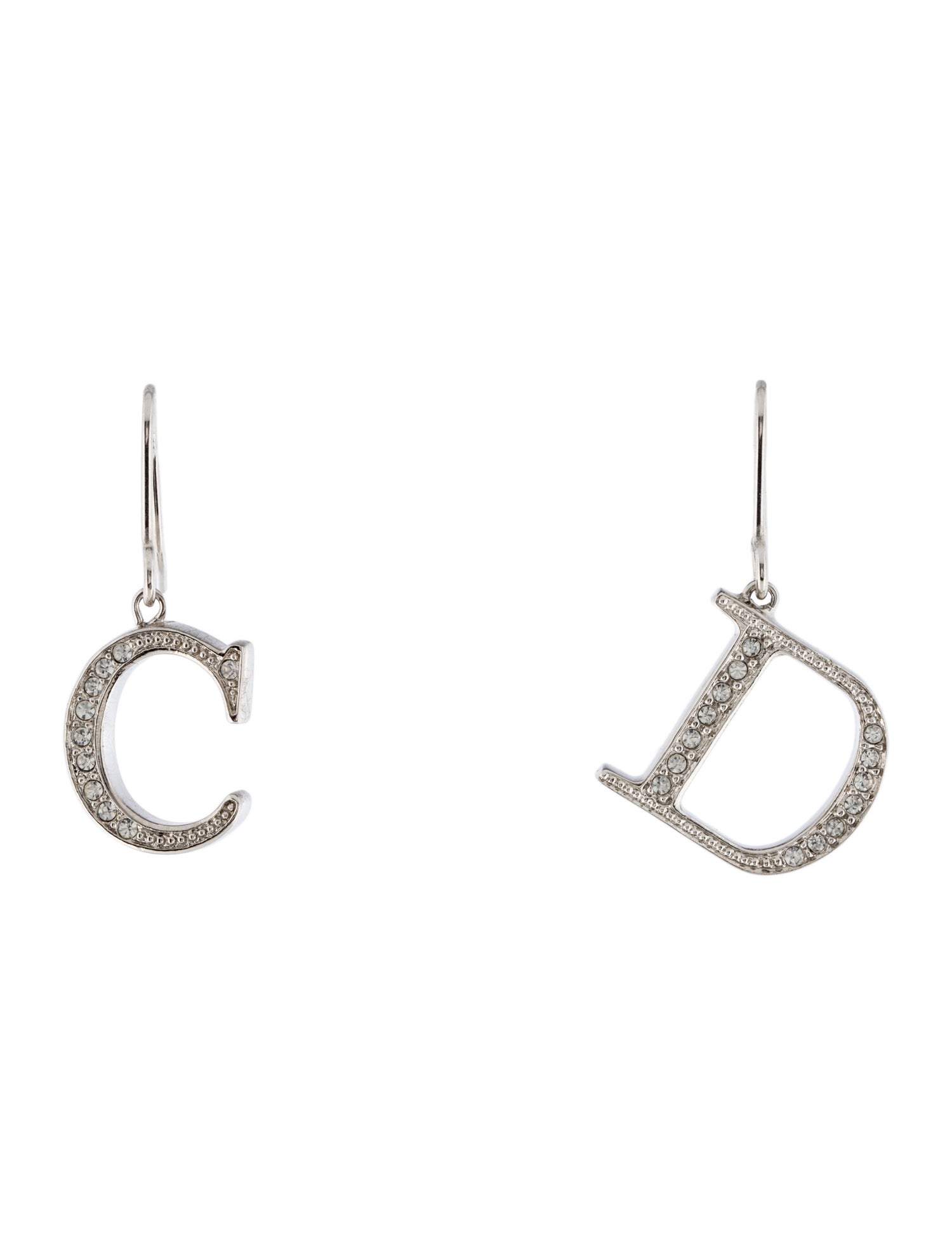 Christian Dior Vintage Crystal Drop Earrings