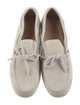 Christian Dior Suede Bow Accents Moccasins