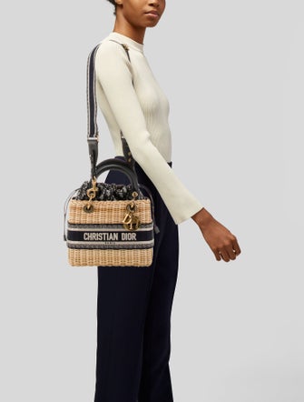 Christian Dior Oblique Jacquard Lady Dior Medium
