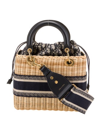 Christian Dior Oblique Jacquard Lady Dior Medium