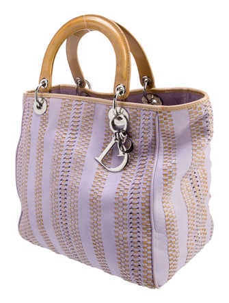 Christian Dior Leather Lady Dior Medium