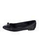 Christian Dior Cannage Pattern Leather Ballet Flats