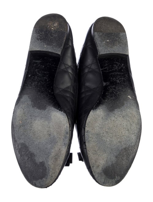 Christian Dior Cannage Pattern Leather Ballet Flats