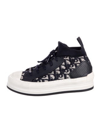 Christian Dior Walk' n' Dior Oblique Platform Mid Sneakers
