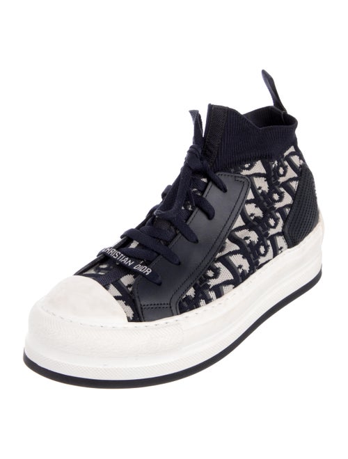 Christian Dior Walk' n' Dior Oblique Platform Mid Sneakers