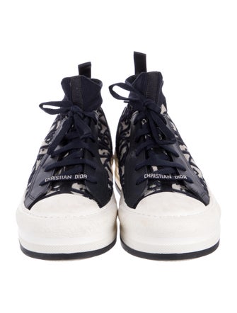 Christian Dior Walk' n' Dior Oblique Platform Mid Sneakers