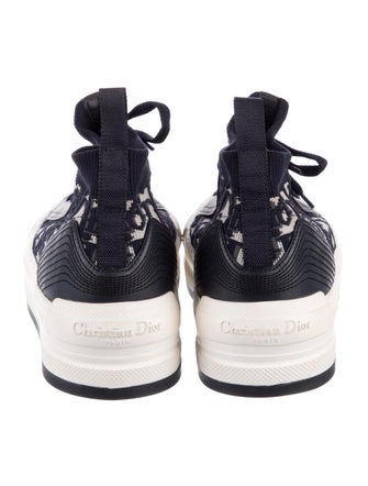 Christian Dior Walk' n' Dior Oblique Platform Mid Sneakers