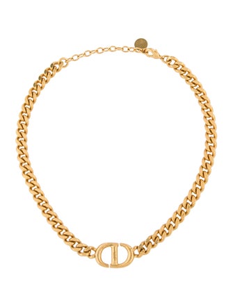 Christian Dior CD Navy Choker