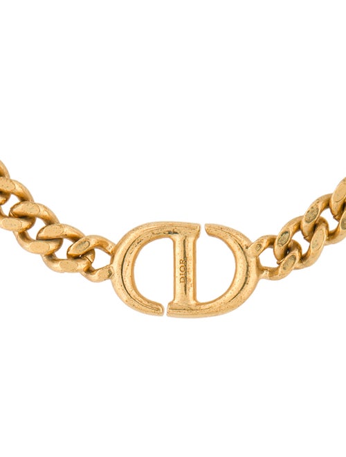 Christian Dior CD Navy Choker