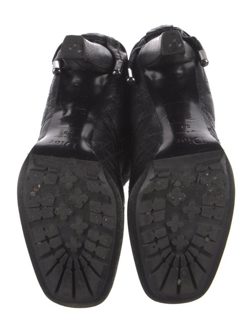 Christian Dior Cannage Pattern Leather Boots