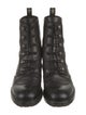 Christian Dior Leather Combat Boots