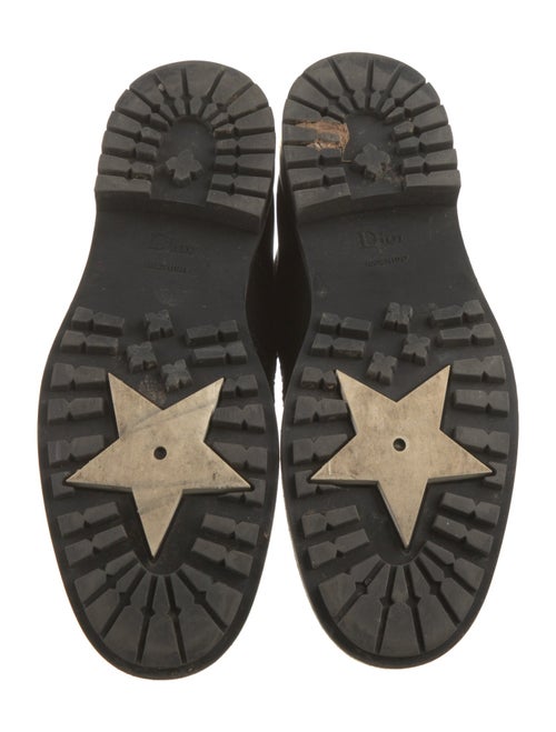 Christian Dior Leather Combat Boots