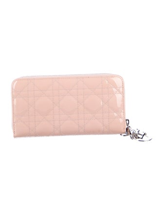 Christian Dior Vintage Cannage Pattern Wallet