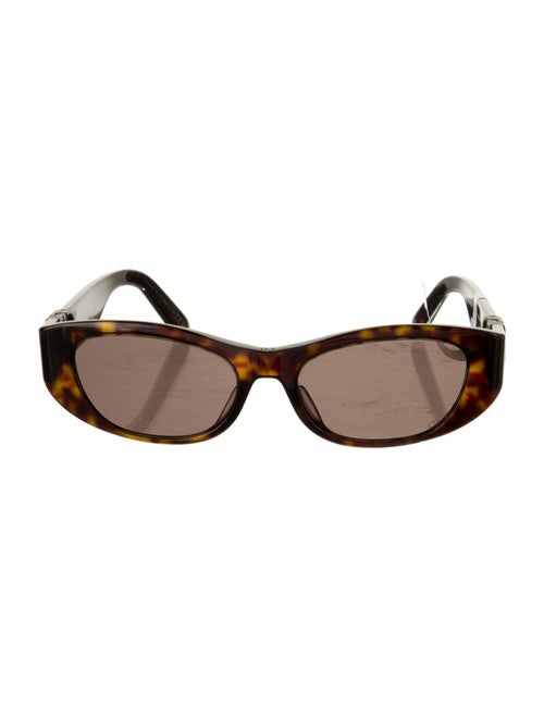 Christian Dior Cannage Pattern Round Sunglasses
