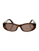 Christian Dior Cannage Pattern Round Sunglasses