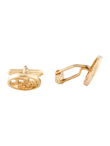 Christian Dior Vintage Logo Cufflinks
