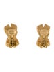Christian Dior Vintage Textured Clip-On Earrings