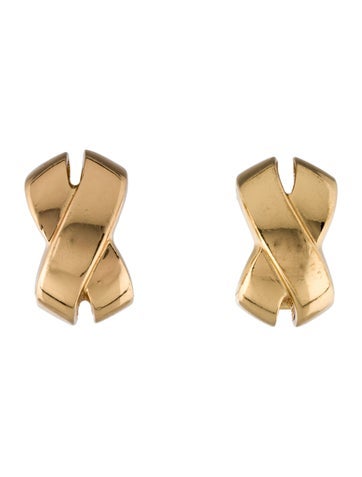 Christian Dior Clip-On Vintage X Earrings