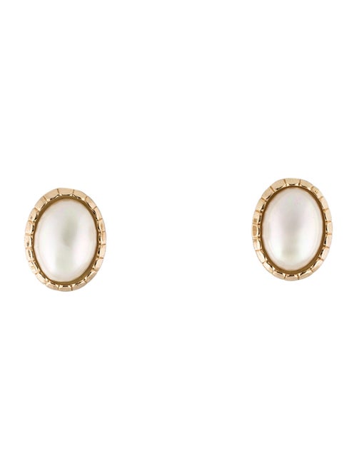 Christian Dior Vintage Faux Pearl Clip-On Earrings