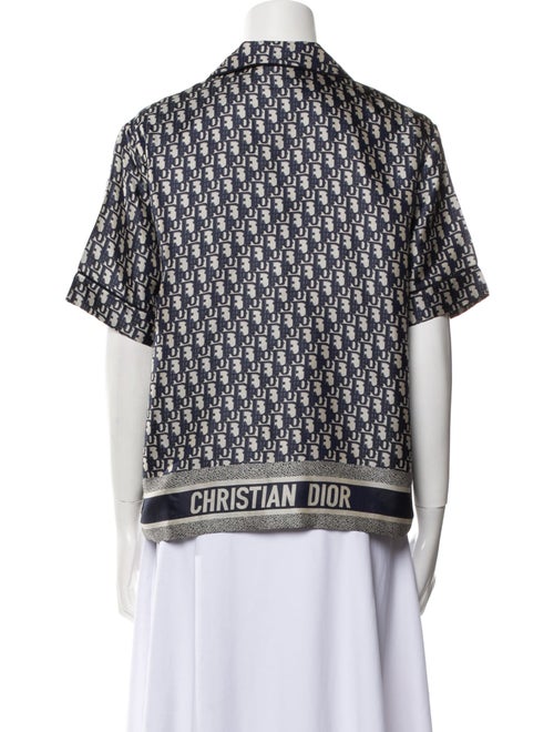 Christian Dior 2021 Silk Button-Up Top