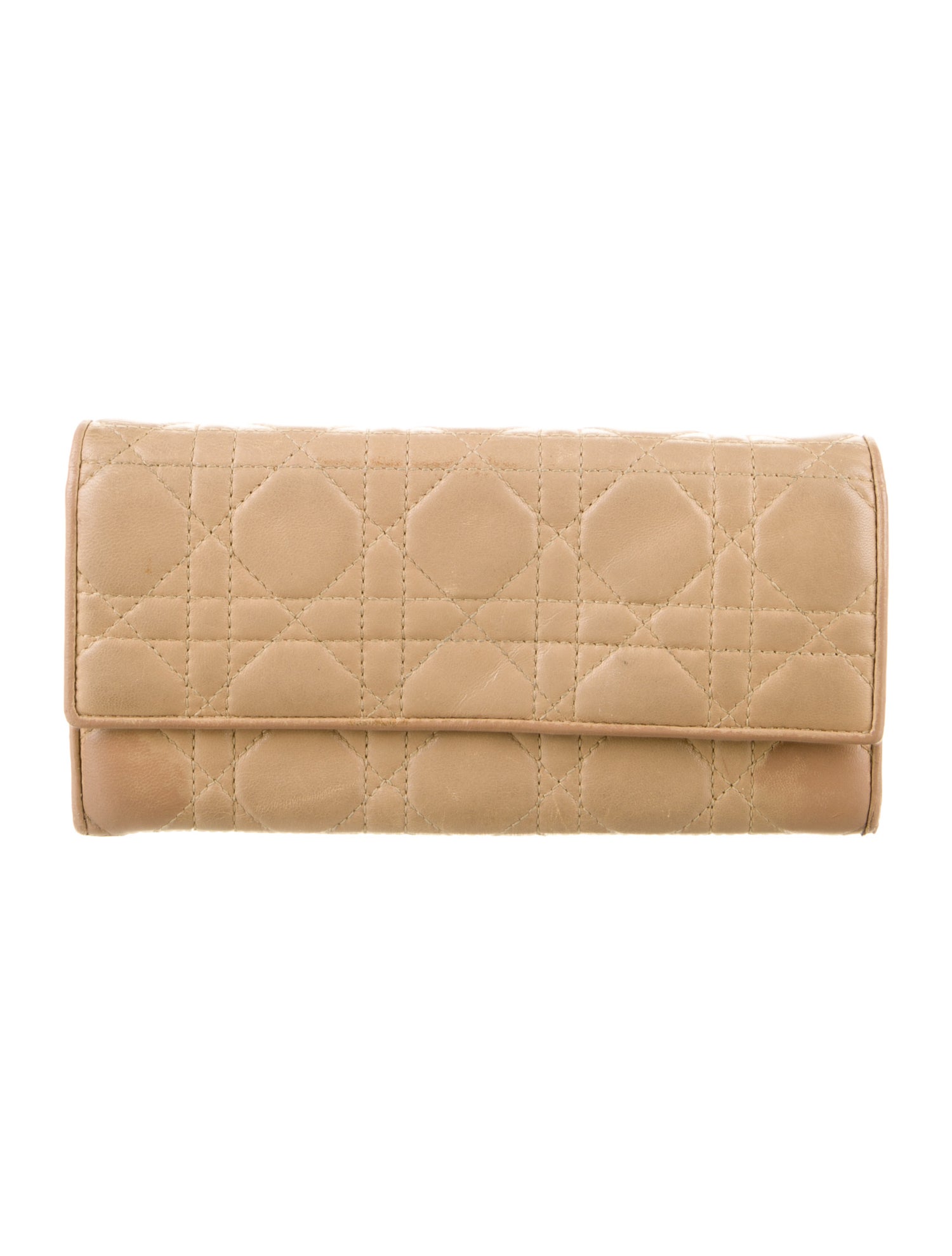 Christian Dior 2011 Lady Dior Rendezvous Wallet Continental Wallet