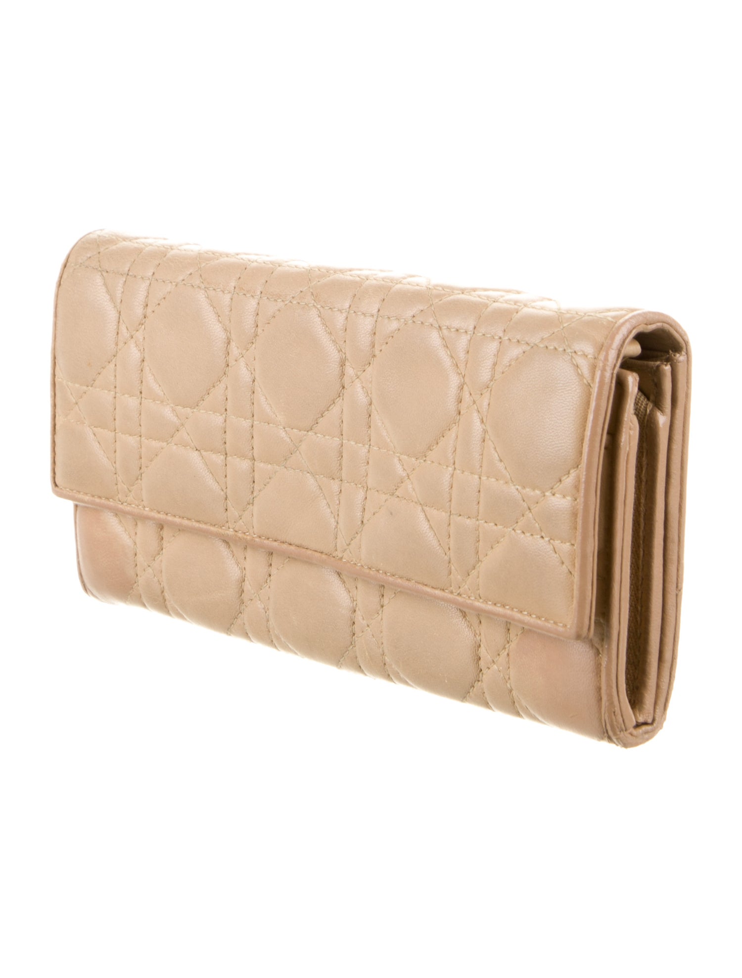 Christian Dior 2011 Lady Dior Rendezvous Wallet Continental Wallet