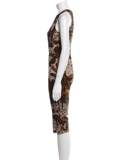 Christian Dior Printed Crew Neck Jumpsuit