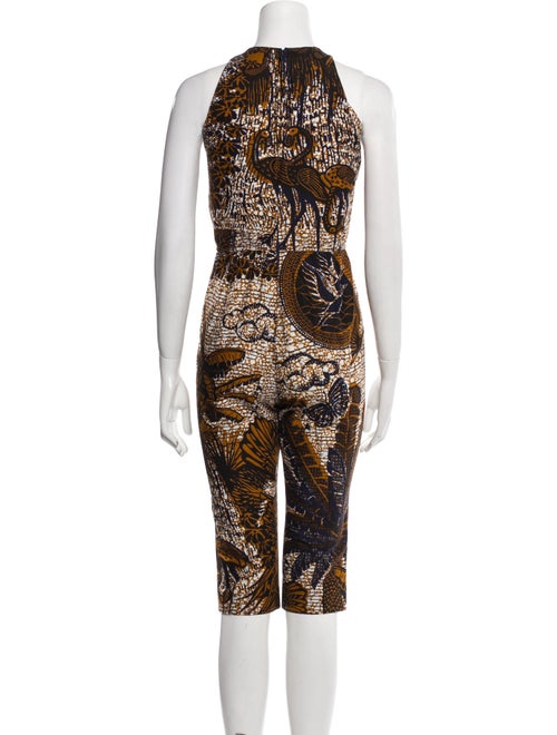 Christian Dior Printed Crew Neck Jumpsuit