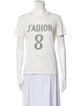 Christian Dior Graphic Print Crew Neck T-Shirt