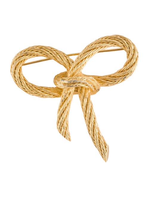 Christian Dior Vintage Bow Brooch Pin