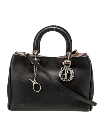 Christian Dior Leather Shoulder Bag Medium