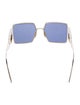 Christian Dior Square Tinted Sunglasses