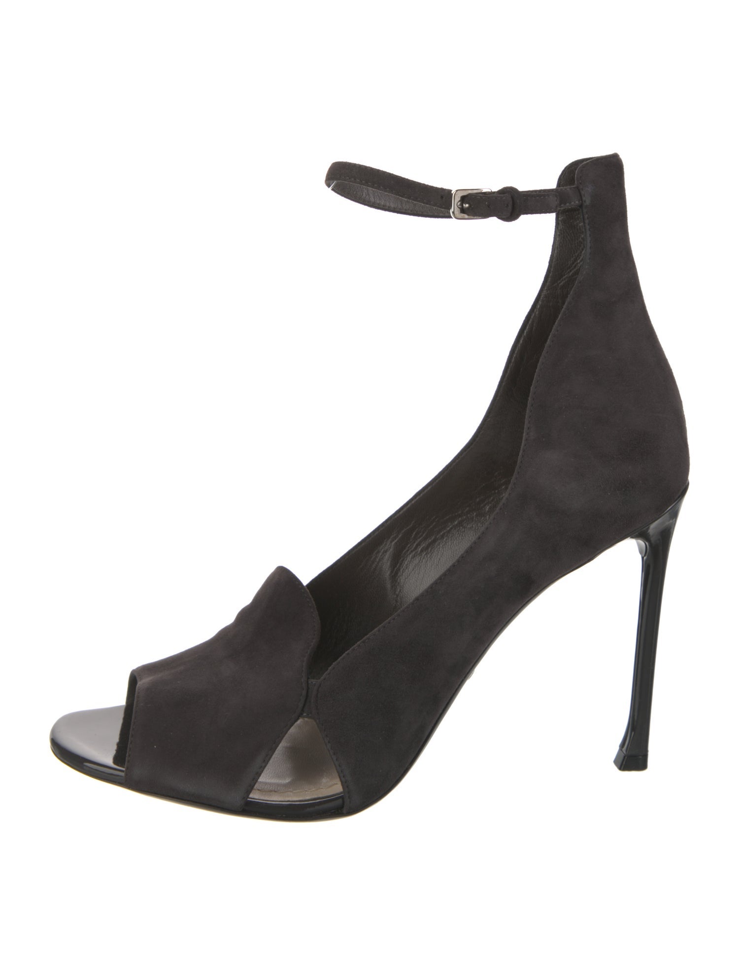 Christian Dior Suede D'Orsay Pumps