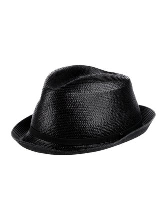 Christian Dior Straw Fedora Hat