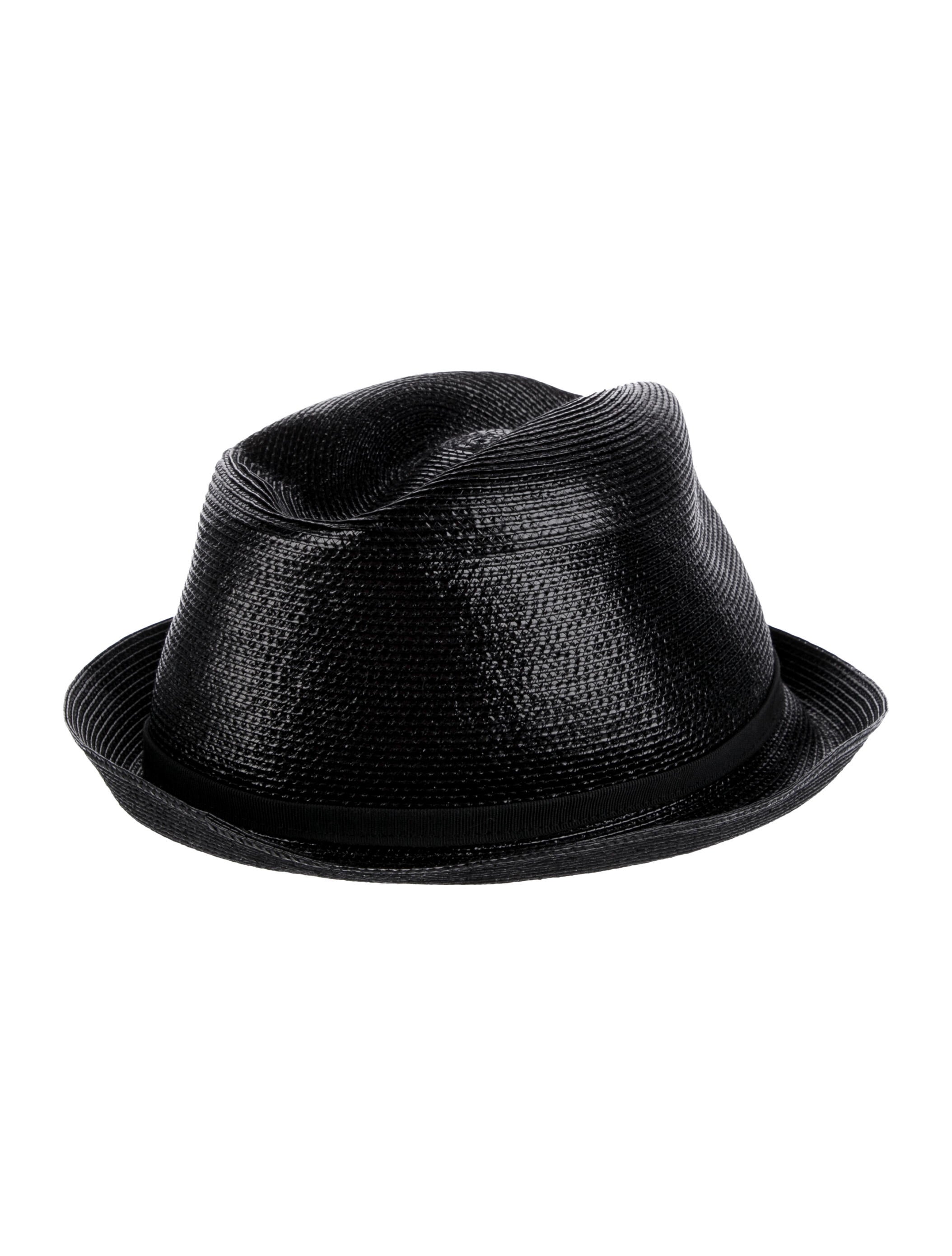 Christian Dior Straw Fedora Hat