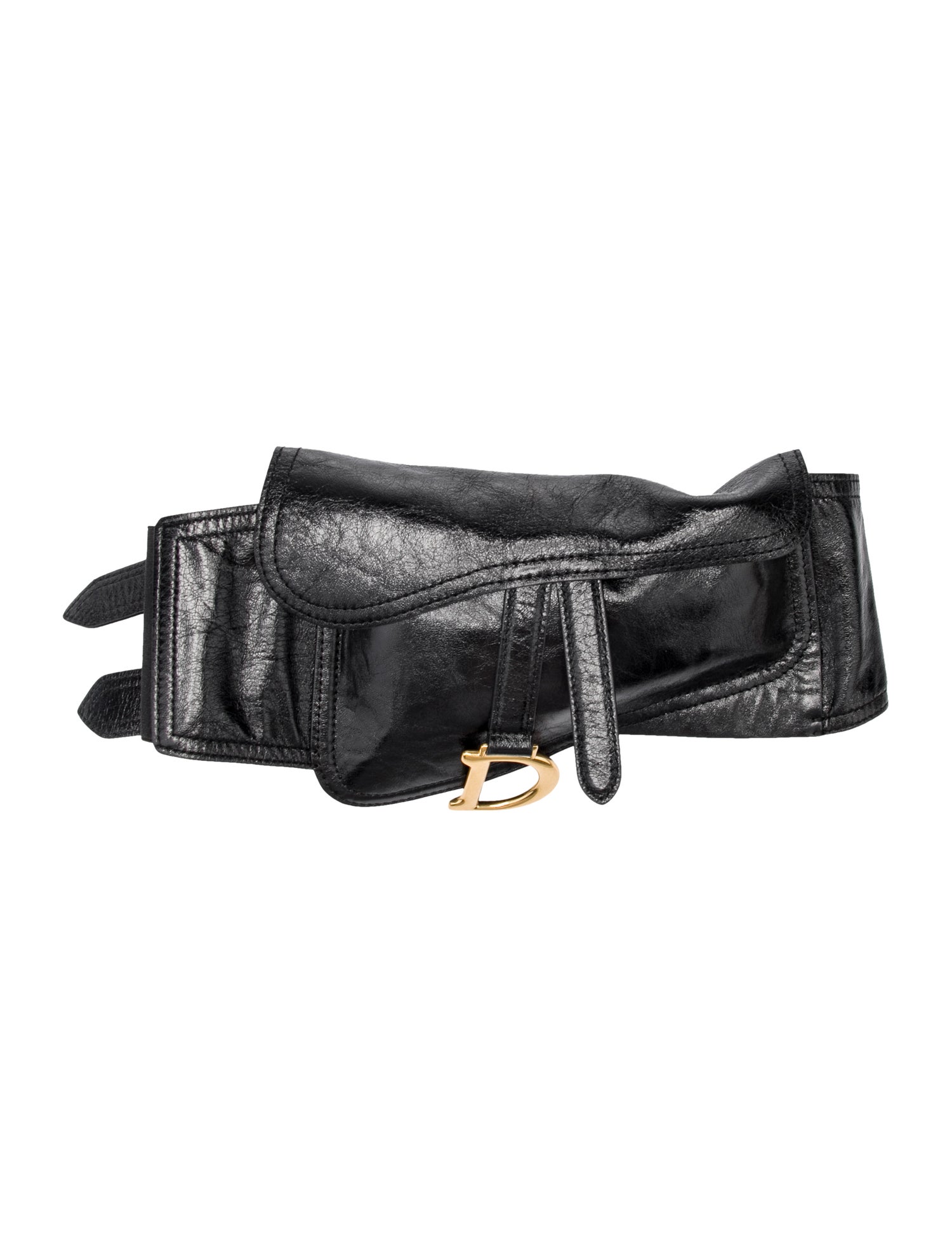 Christian Dior Leather Saddle Small