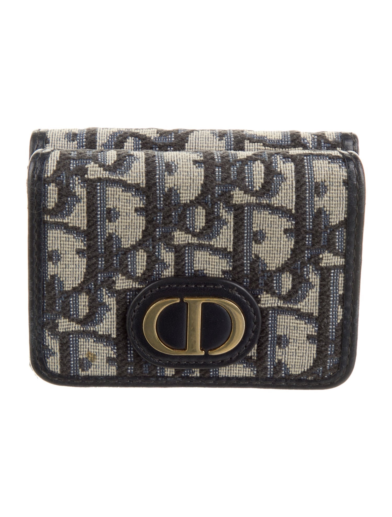 Christian Dior Canvas Printed Compact Wallet