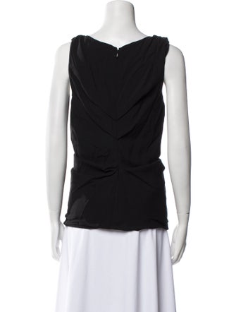 Christian Dior Cowl Neck Sleeveless Top